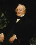 William Holman Hunt Charles Sumner portrait William Morris Hunt oil on canvas